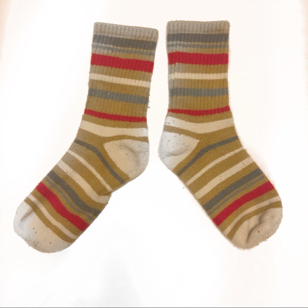 The Hundreds Unisex Multi Color Striped Socks OS - Picture 4 of 5